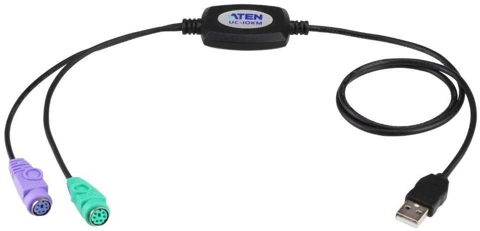 ATEN UC10KM-AT ATEN PS/2 į USB adapteris, keitiklis su 90 cm laidu