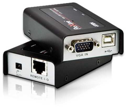 Aten USB VGA Cat 5 Mini KVM Extender (1280 x 1024@100m) | Aten | Extender | USB VGA Cat 5 Mini KVM Extender