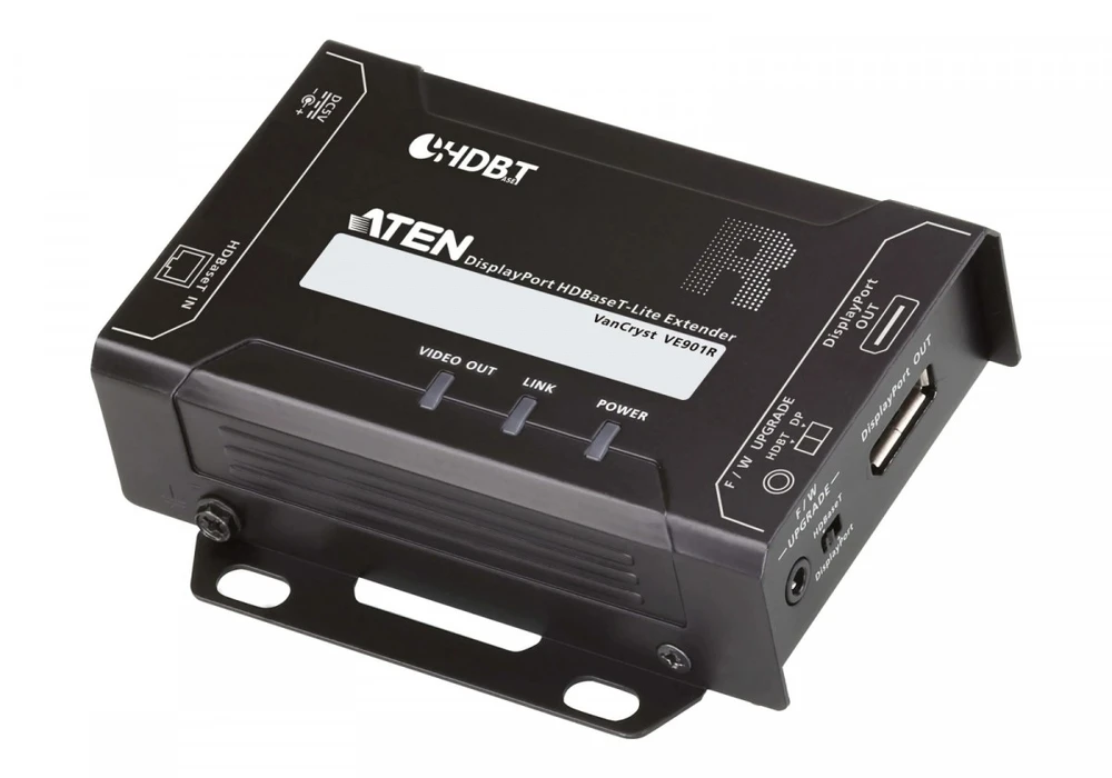Aten | „DisplayPort HDBaseT-Lite“ plėstuvas, 4K@40m, HDBaseT B klasė | VE901