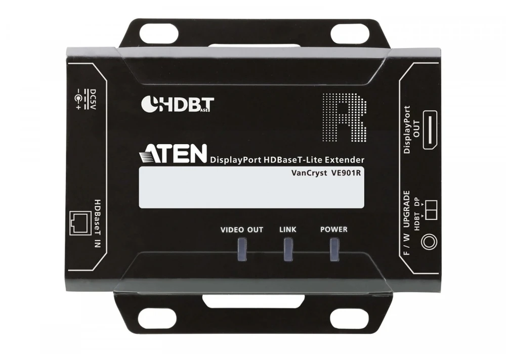 Aten | „DisplayPort HDBaseT-Lite“ plėstuvas, 4K@40m, HDBaseT B klasė | VE901
