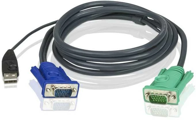 SECOMP ATEN 2L-5201U KVM kabelis VGA USB 1,2 m 47 colių