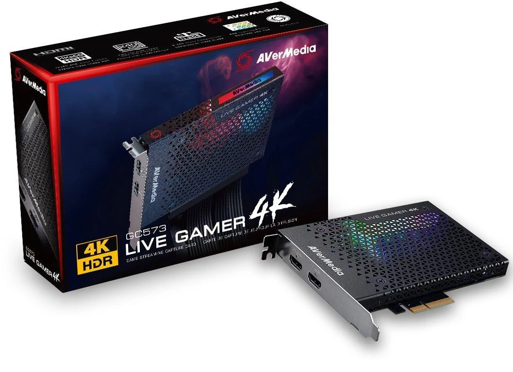 AVerMedia Video Grabber Live Gamer 4K GC573 RGB, PCI-E, 4Kp60 HDR