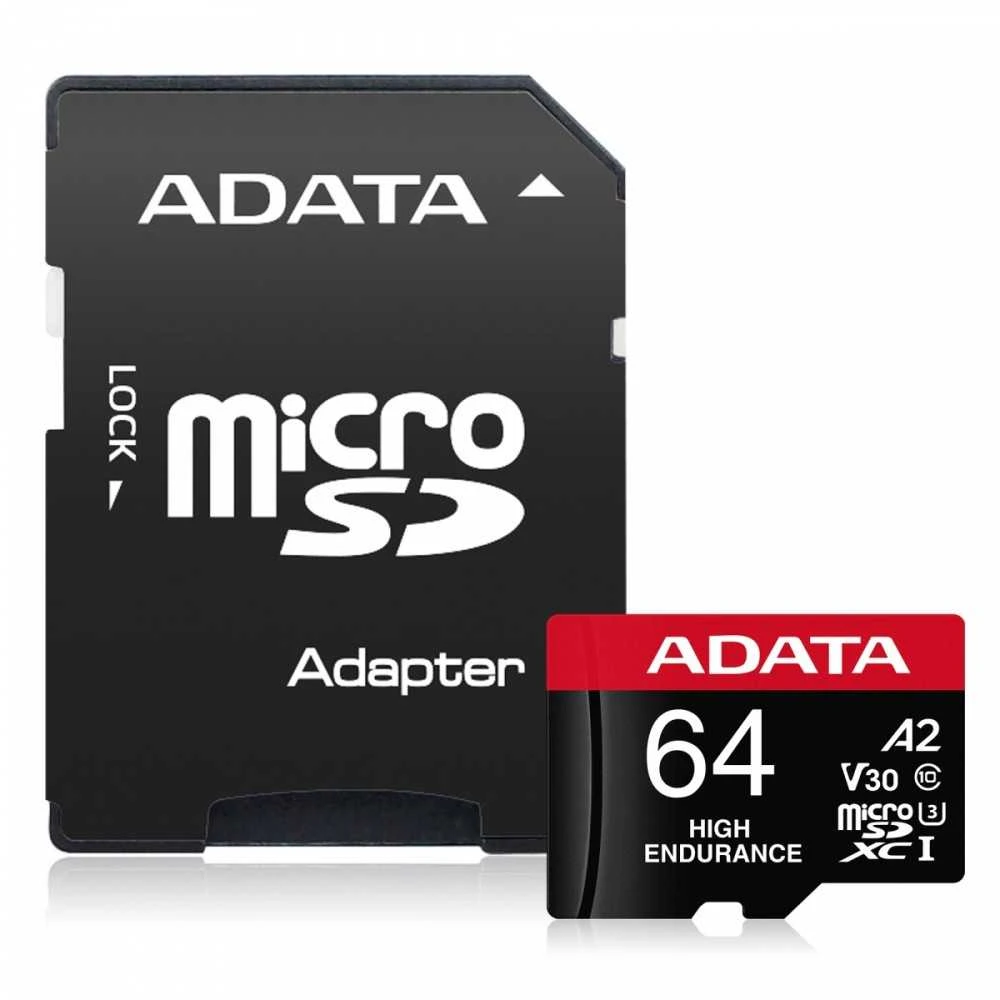 Atminties kortelė ADATA | UHS-I | 64 GB | Micro SDXC/SDHC | Flash atminties klasė 10 | Adapteris