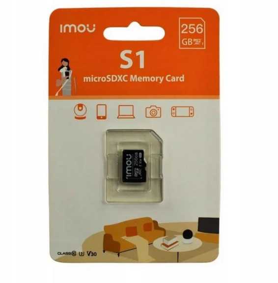 Atminties kortelė Karta pamięci 256 gb imou microsd
