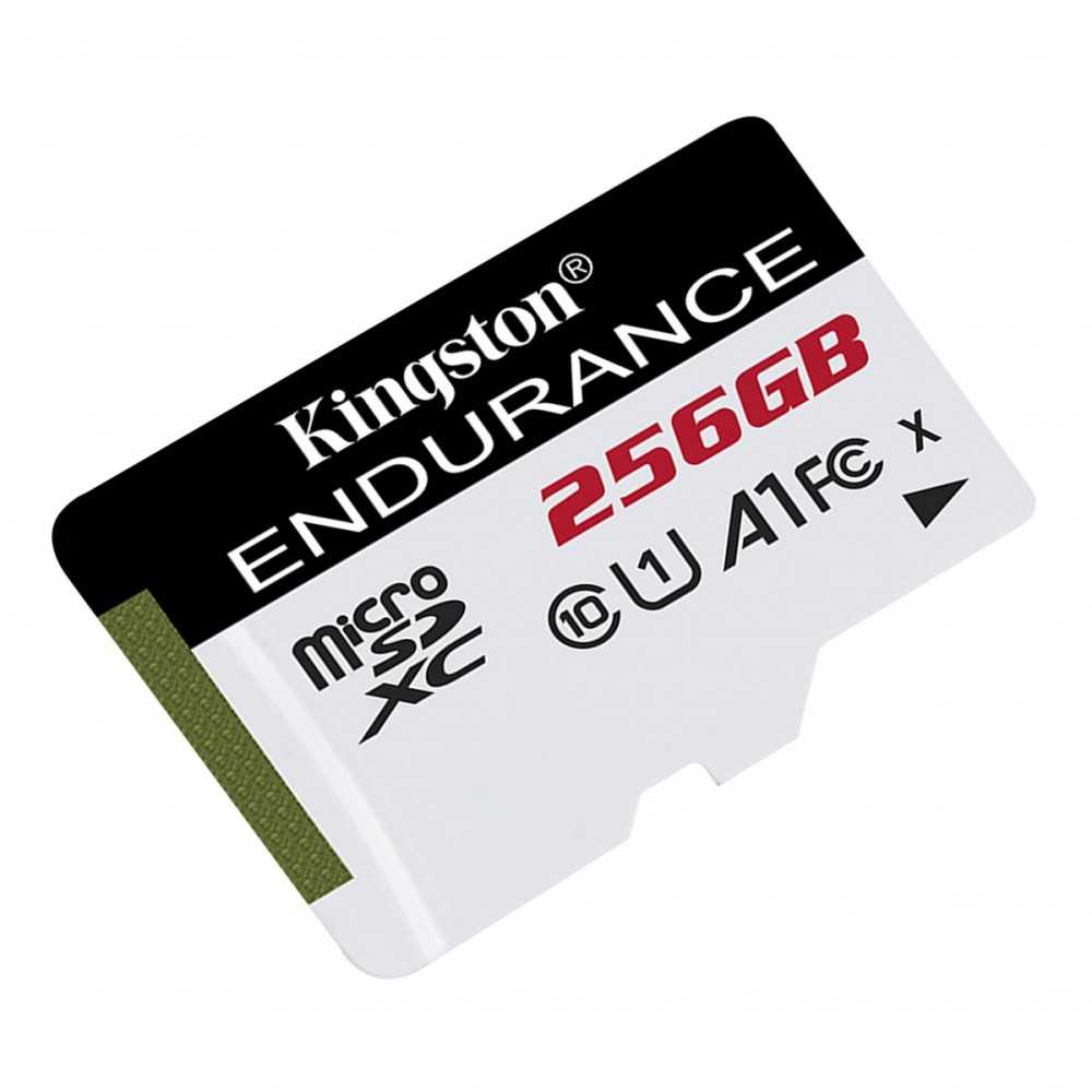 Kingston Atminties kortelė Micro SD 256GB, Endurance 95/45mb/s, C10 A1 UHS-I