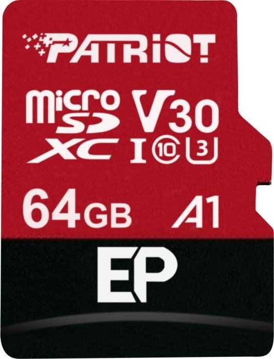 „Patriot EP Pro“ atminties kortelė PEF64GEP31MCX (64 GB; 10 klasė, U3 klasė)