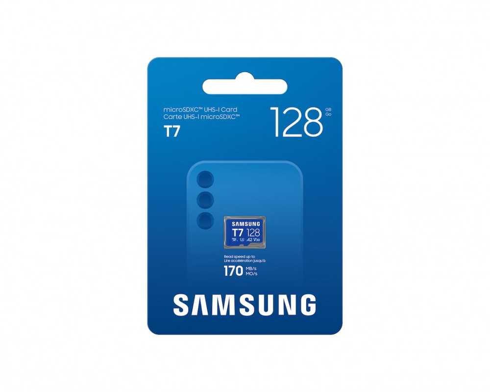 Atminties kortelė „Samsung T7 Micro SDXC“ 128 GB UHS-I