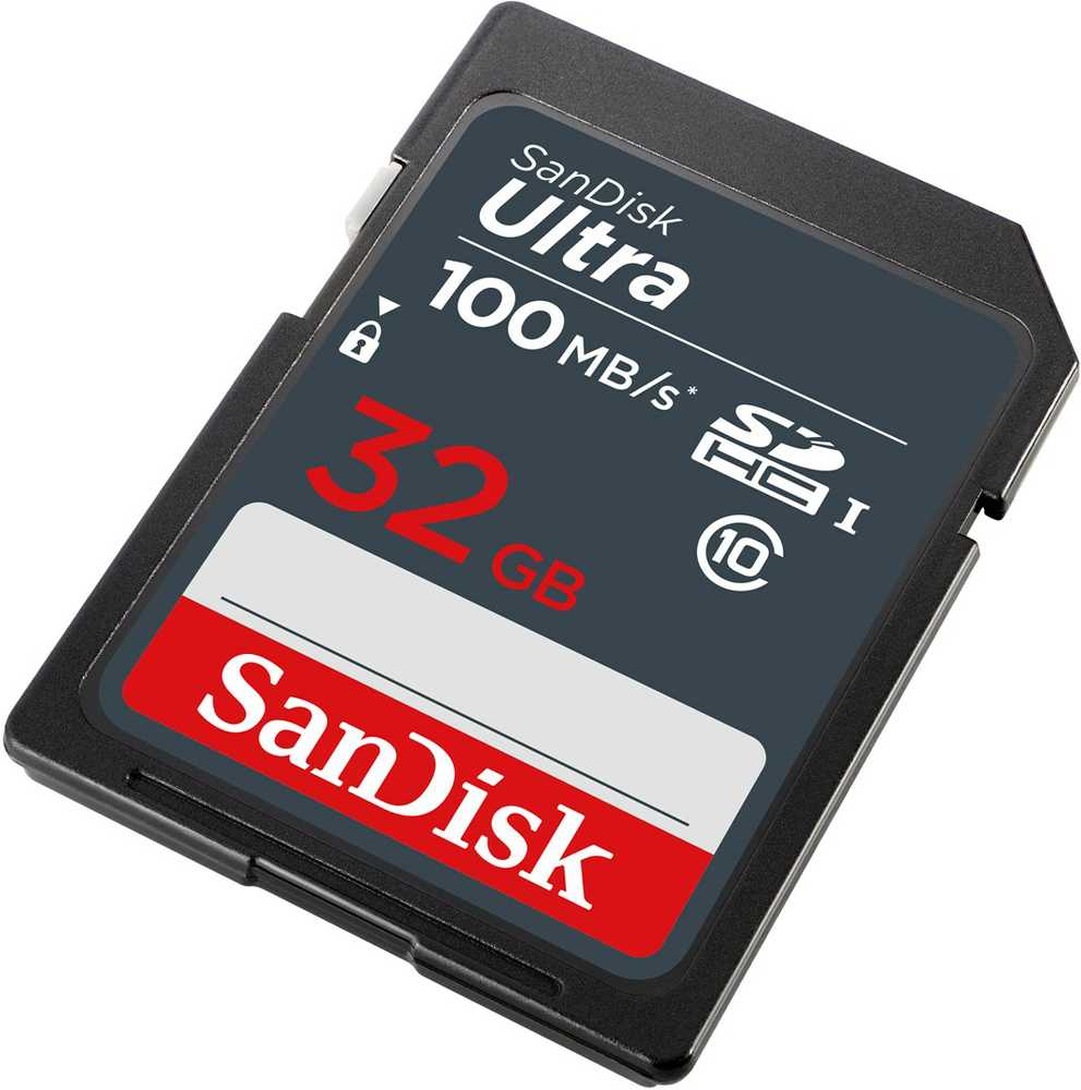 Atminties kortelė Sandisk ultra sdhc 32gb 100mb/s
