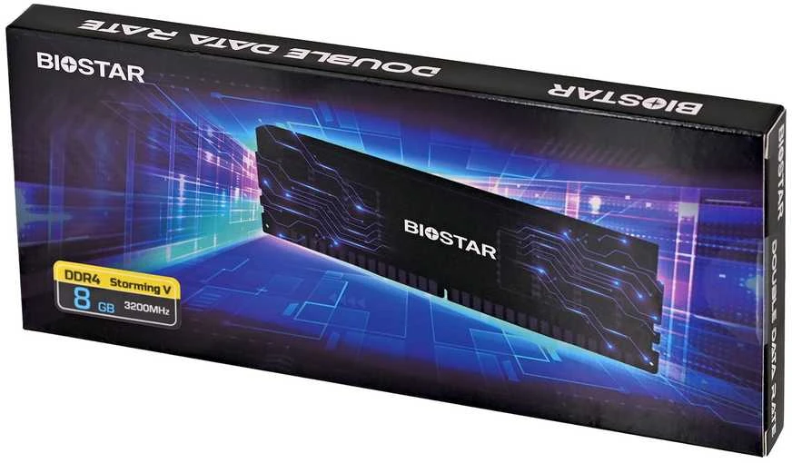RAM Biostar DDR4 Storming V atminties modulis 8 GB 1 x 8 GB 3200 MHz (DX32NU4H08)
