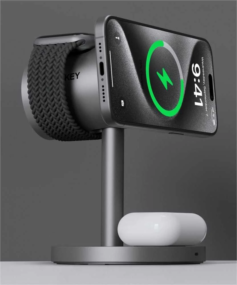 AUKEY LC-MC311A belaidės ausinės, pilkos