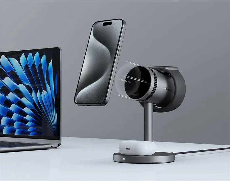 AUKEY LC-MC311A belaidės ausinės, pilkos