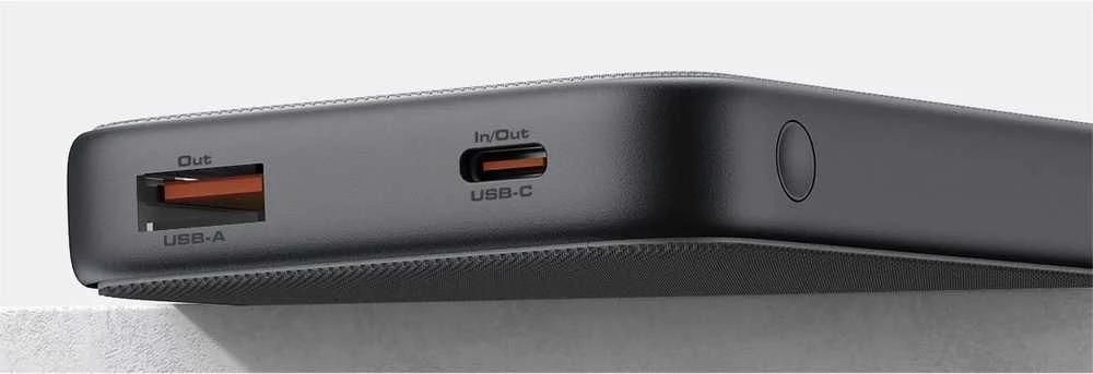 Aukey Pb-y46p nešiojama baterija, 10000 mAh, 20 W, 2 USB laidai, USB-C