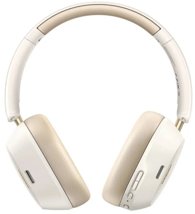 Ausinės belaidės Ugreen HiTune Max 5C, Hybrid ANC, Bluetooth 5.4 (balta)