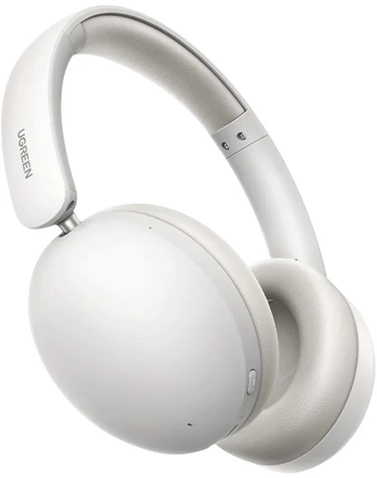 Ugreen Studio Max2 ant ausies dedamos ausinės, „Bluetooth 5.4“ (baltos)