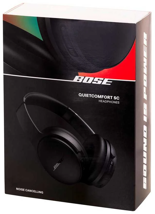 Belaidės ausinės Bose QuietComfort SC, Juodos spalvos