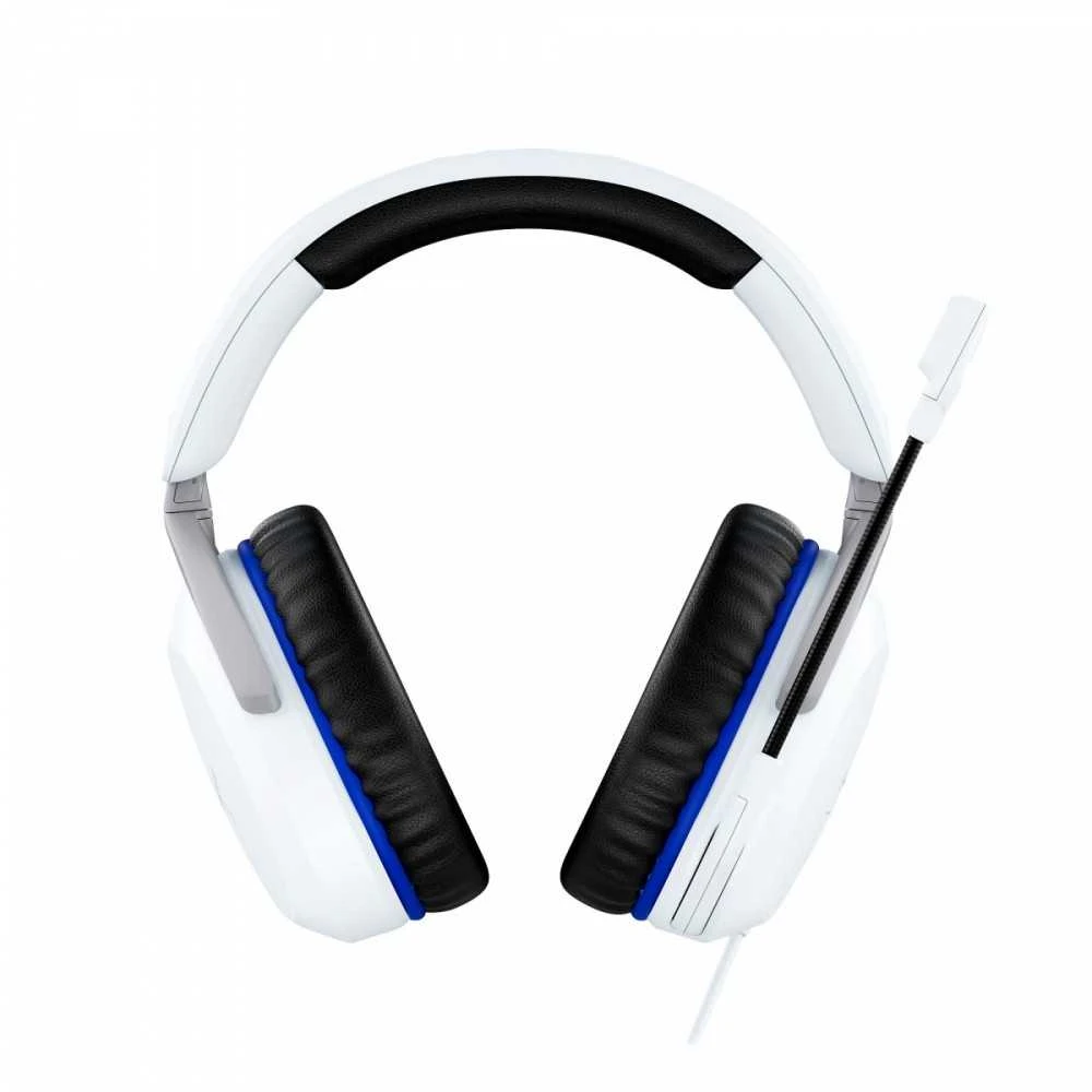 HyperX Cloud Stinger 2 žaidimams skirtos ausinės su laidu, skirtos PS4/PS5 konsolėms, Baltos