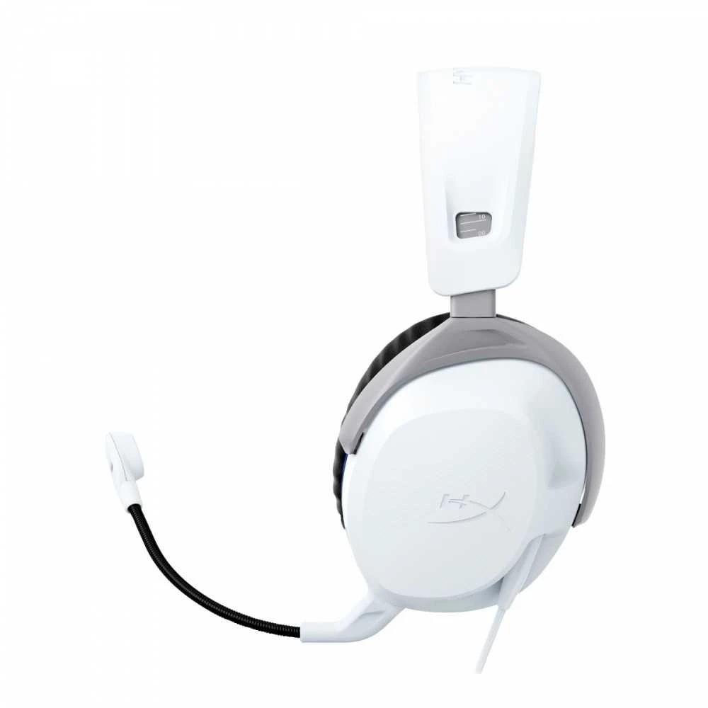 HyperX Cloud Stinger 2 žaidimams skirtos ausinės su laidu, skirtos PS4/PS5 konsolėms, Baltos
