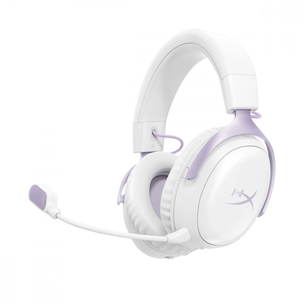 Ausinės Hewlett Packard (HP) HyperX Ausinių rinkinys gamingowy cloud iii s belaidis šviesiai violetinė - d95dfaa