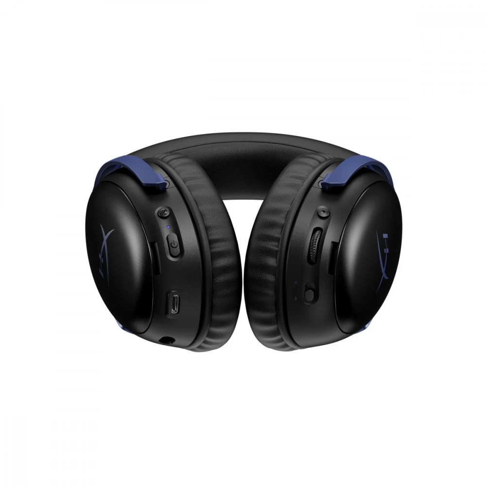 Ausinės HyperX Cloud III S - belaidis komplektas słuchawkowy do gier (juoda/mėlyna) (DF7E9AA)
