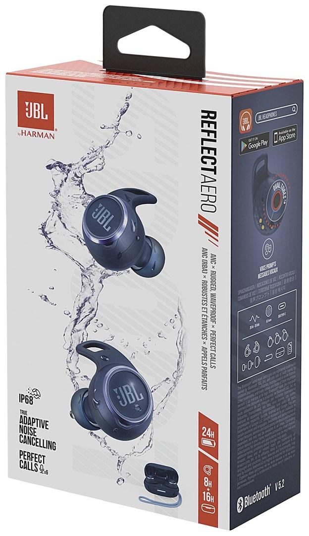 True Belaidės ausinės JBL Reflect Aero, mėlynos spalvos