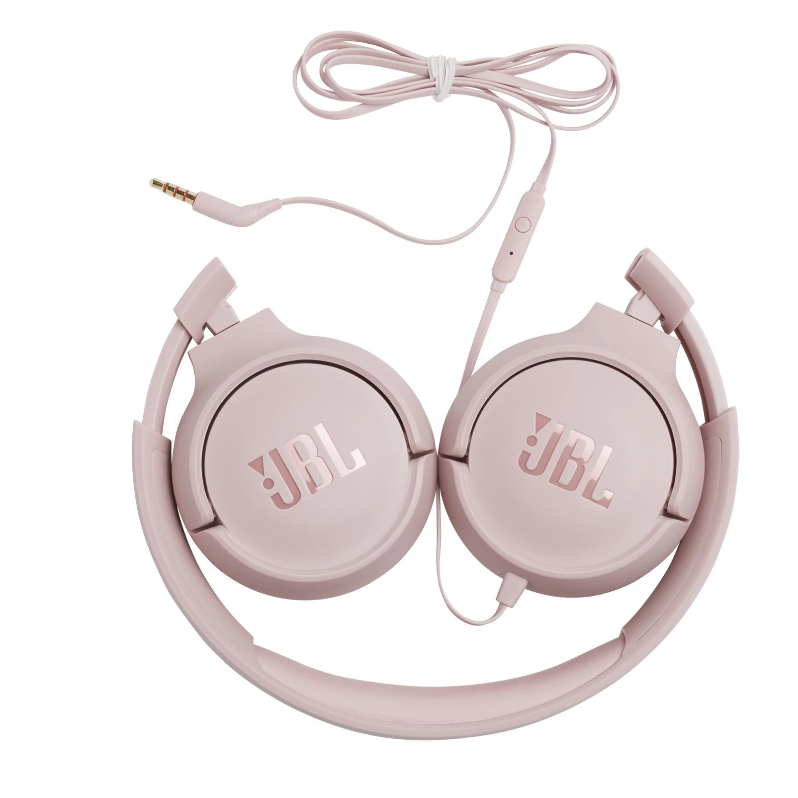 Lengvos ir patogios Ausinės JBL Tune 500 Pure Bass sound su mikrofonu rožinės