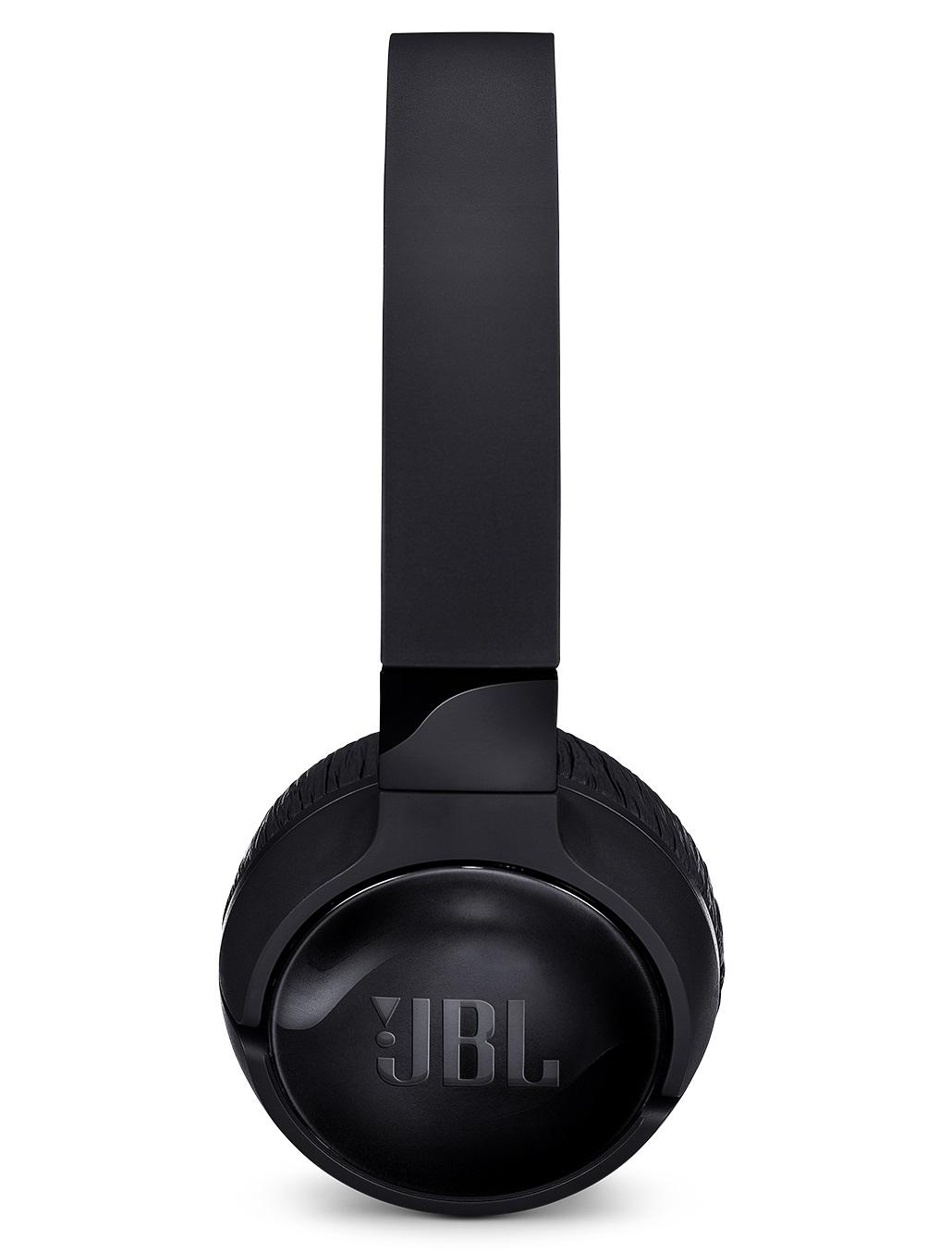 Belaidės ant ausų uždedamos triukšmą slopinančios ausinės JBL Tune 660NC, Juodos