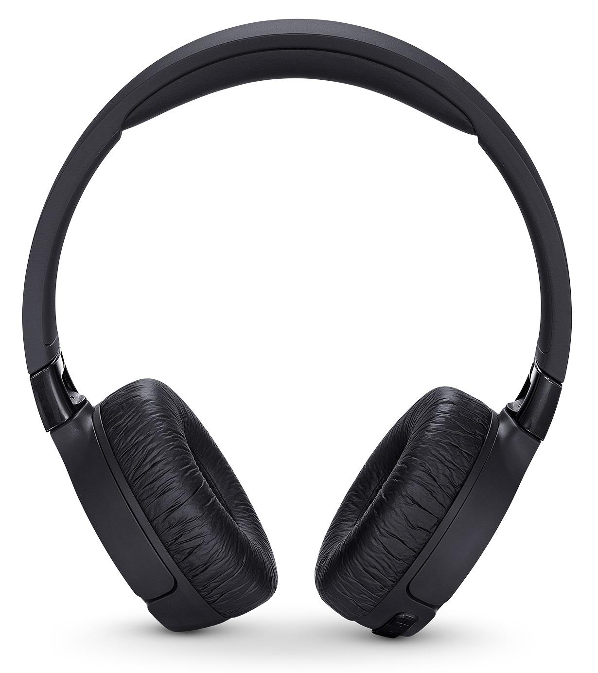 Belaidės ant ausų uždedamos triukšmą slopinančios ausinės JBL Tune 660NC, Juodos