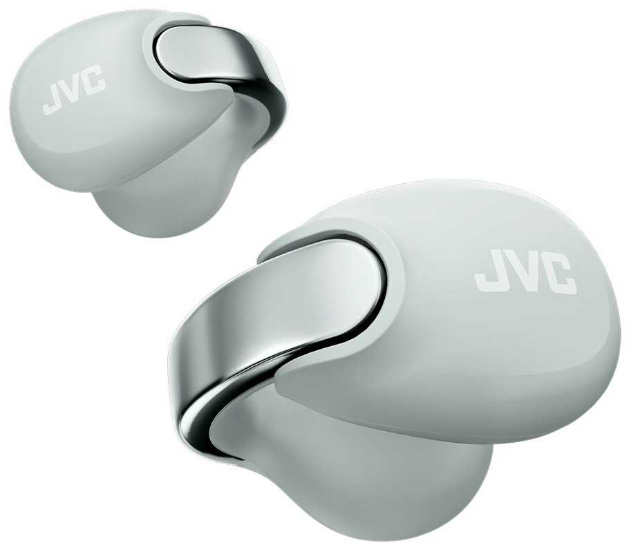 JVC HA-NP1THU - open-back TWS earcuff ausinės, pilkas