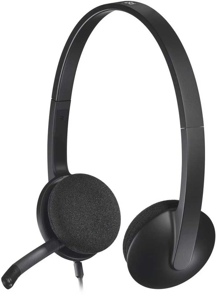 Ausinės logitech ausinės h340 usb