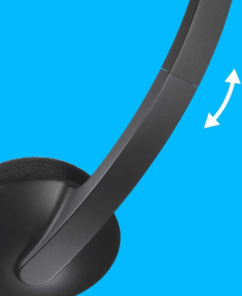 Ausinės logitech ausinės h340 usb