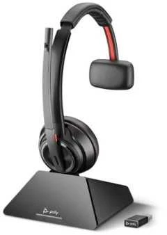 Hewlett Packard (HP) Poly Savi 8210 UC Microsoft Teams Certified DECT 1880-1900 MHz USB-A Ausinės EMEA - INTL English Loc Euro kištukas