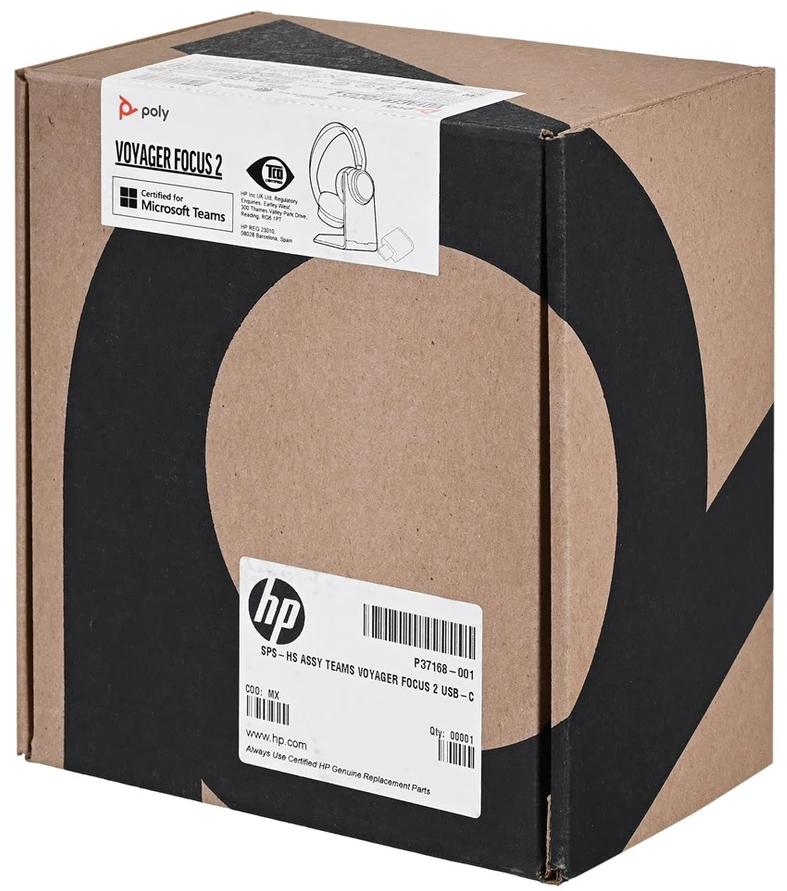 HP Poly Voyager Focus 2-M USB-C-C Ausinės USB-C/A Adapteris Charging Stovas Customer Special 1