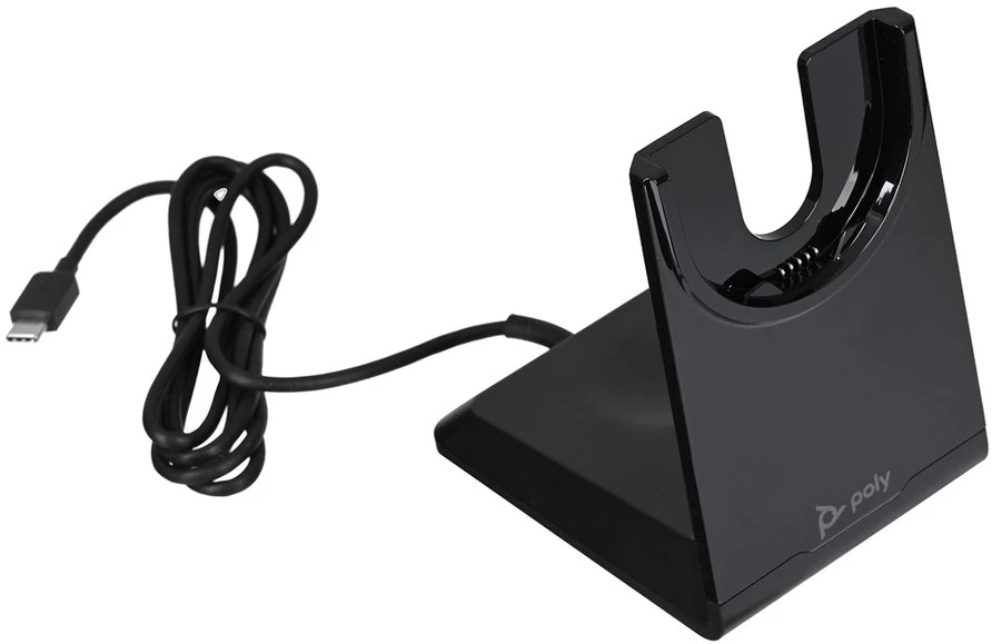 HP Poly Voyager Focus 2-M USB-C-C Ausinės USB-C/A Adapteris Charging Stovas Customer Special 1