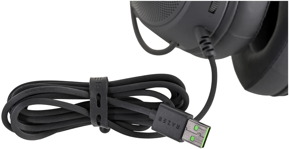 Razer Kraken V3 X RGB su laidu Juodas - su laidu žaidimams ausinės - REFURBISHED (juodas)