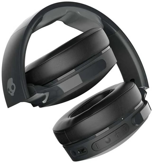 Ausinės belaidės su lankeliu ant galvos skullcandy hesh anc juoda