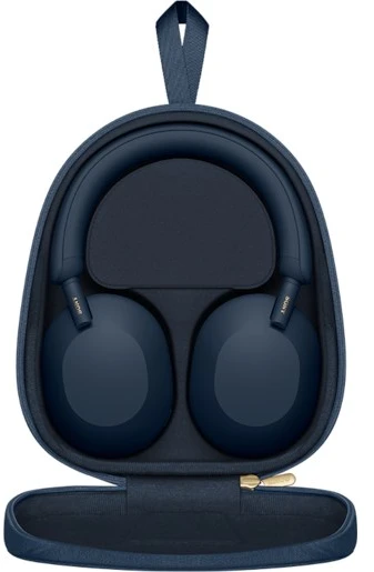 Belaidės ausinės Sony WH-1000XM5 su triukšmo slopinimo technologija, Mėlynos