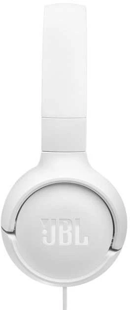Baltos JBL T520C ausinės, šoninis profilis