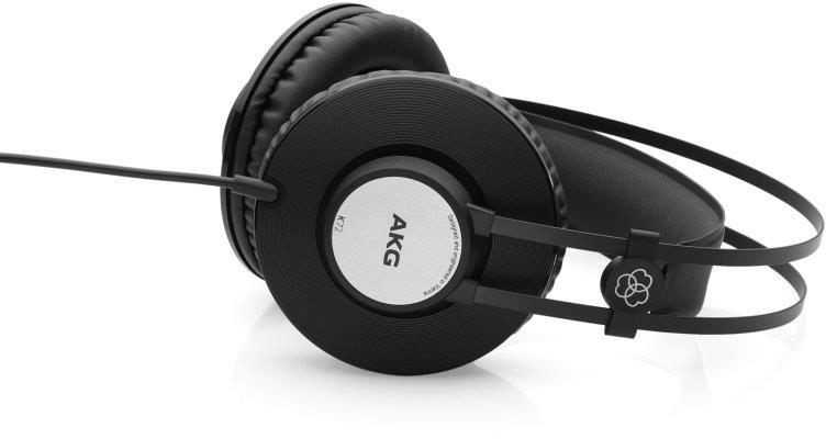 Akg k72 - ausinės studijinės, su lankeliu ant galvos, uždaro tipo