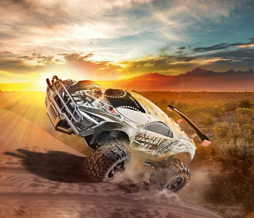 Revell Revell RC automobilis „Dykumos žiurkė“ (pilka/juoda)