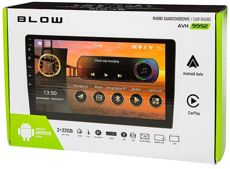 Automagnetola Radijas BLOW AVH-9992 1DIN