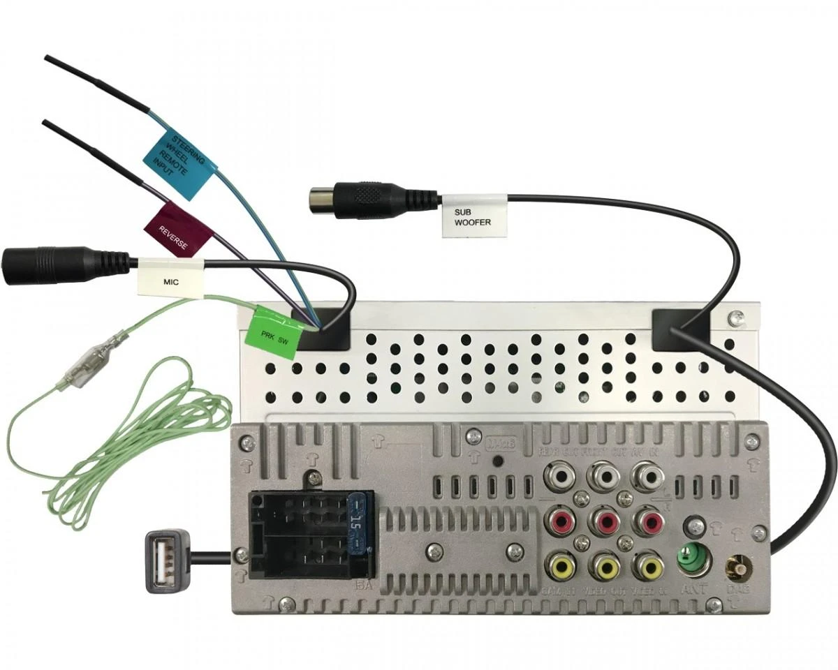 Automagnetola JVC, KW-M27DBT 2-DIN AV grotuvas su 6.8" ekranu, Bluetooth