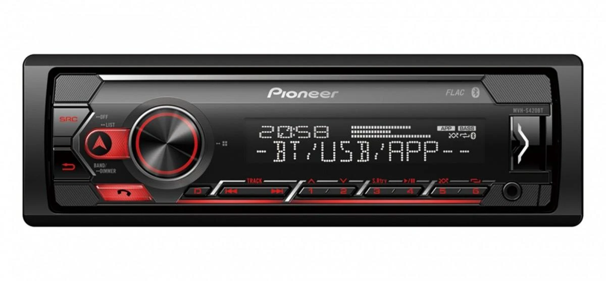 Automagnetola Pioneer imtuvas MVH-S420BT
