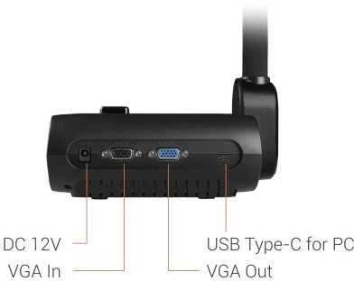 AVV AVer F17+ dokumentų kamera Juoda 25,4 / 3,06 mm (1 / 3.06″) CMOS USB 3.2 Gen 1 (3.1 Gen 1)