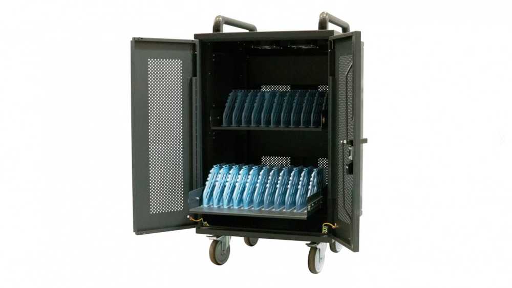„Avtek Charging Cart 30“ nešiojamojo kompiuterio įkrovimo spintelė