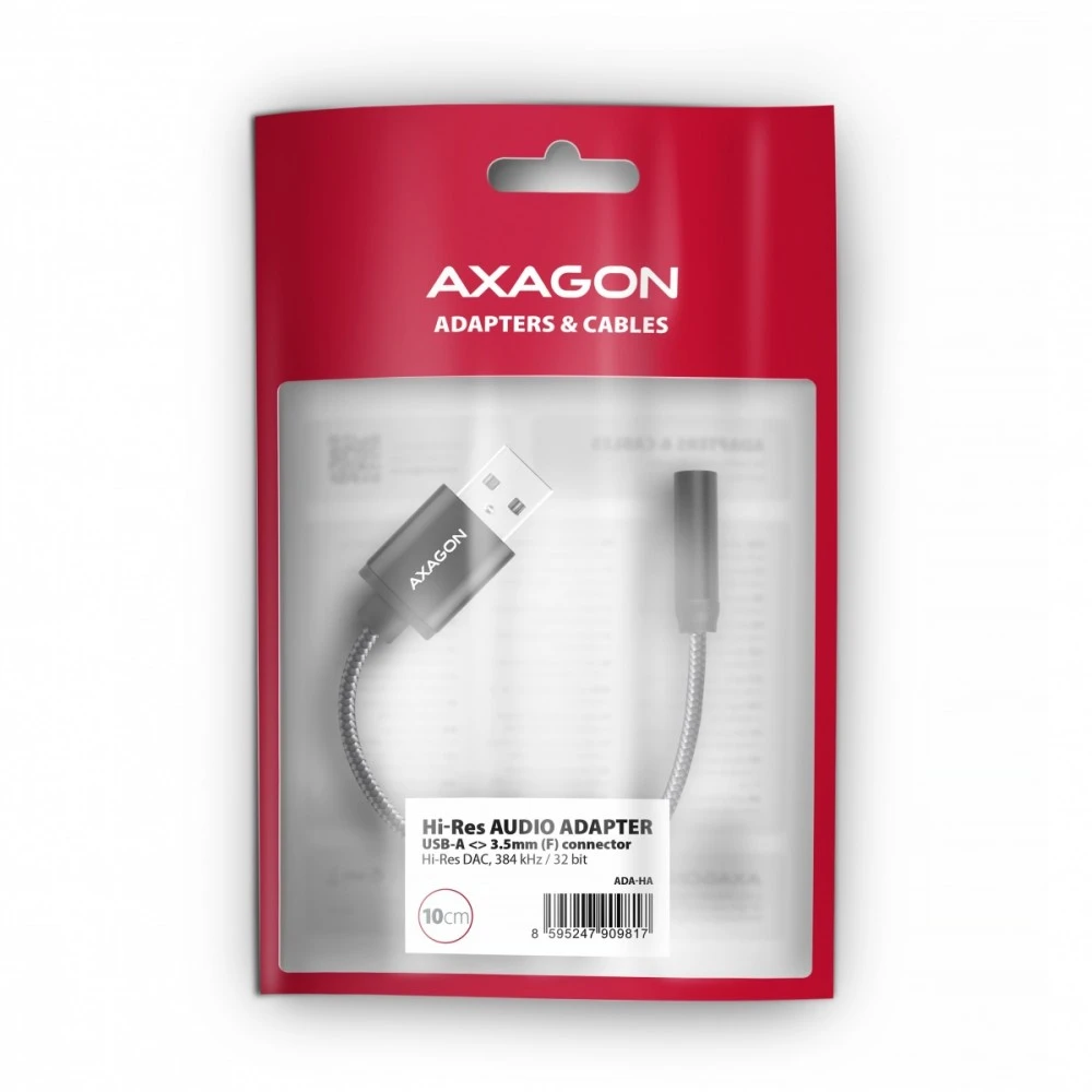 AXAGON ADA-HA USB-A Hi-Res DAC audio adapter
