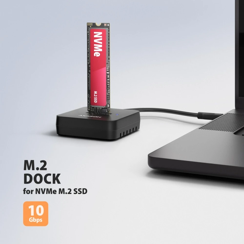 AXAGON | USB-C 10Gbps docking station for M.2 NVMe SSD | ADSA-M2C11L