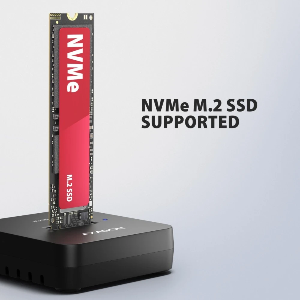 AXAGON | USB-C 10Gbps docking station for M.2 NVMe SSD | ADSA-M2C11L