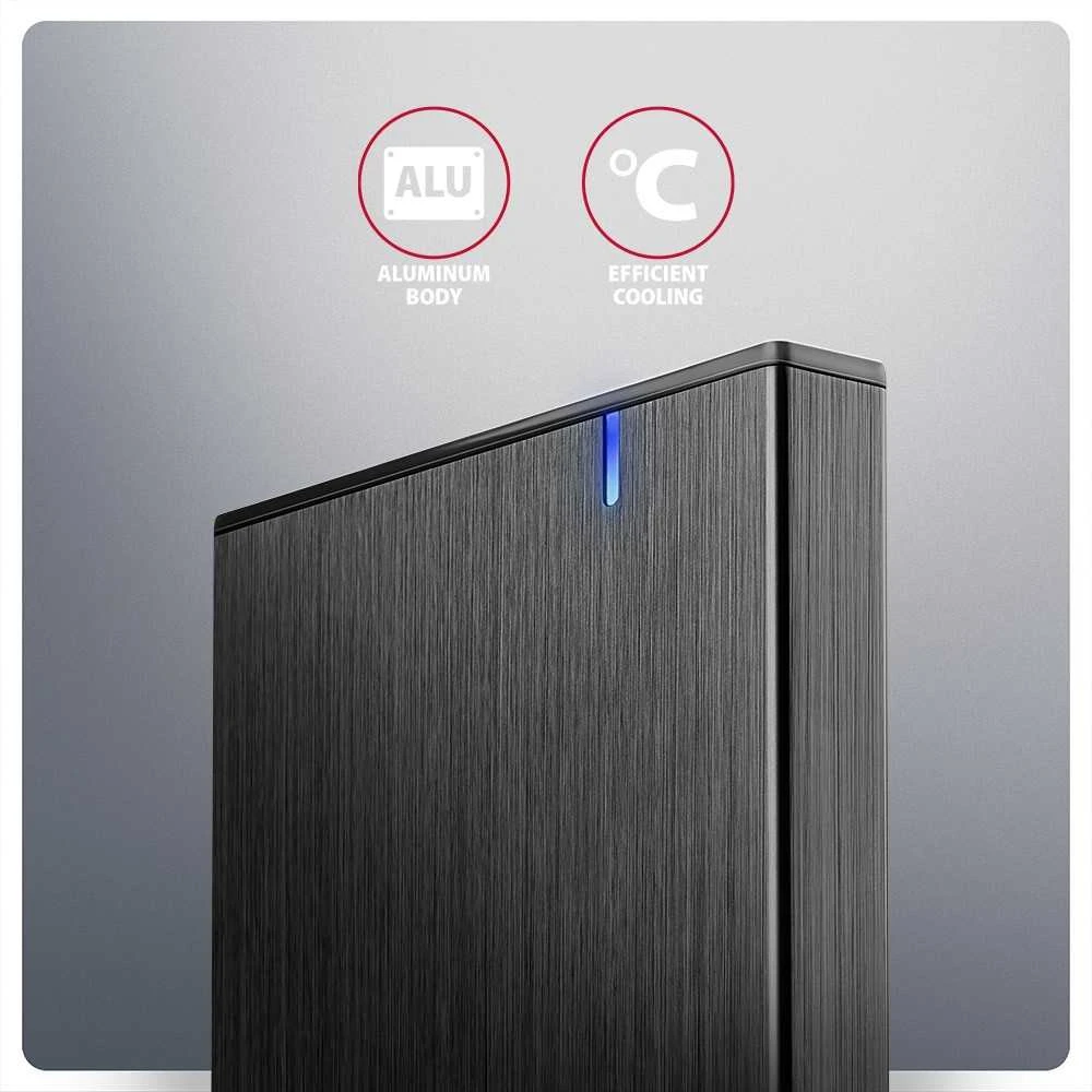 „Axagon EE25-XA6C“ USB-C 5Gbps SATA 6G išorinė dėžutė, skirta 2,5 colio SSD/HDD ALINE dėžutei