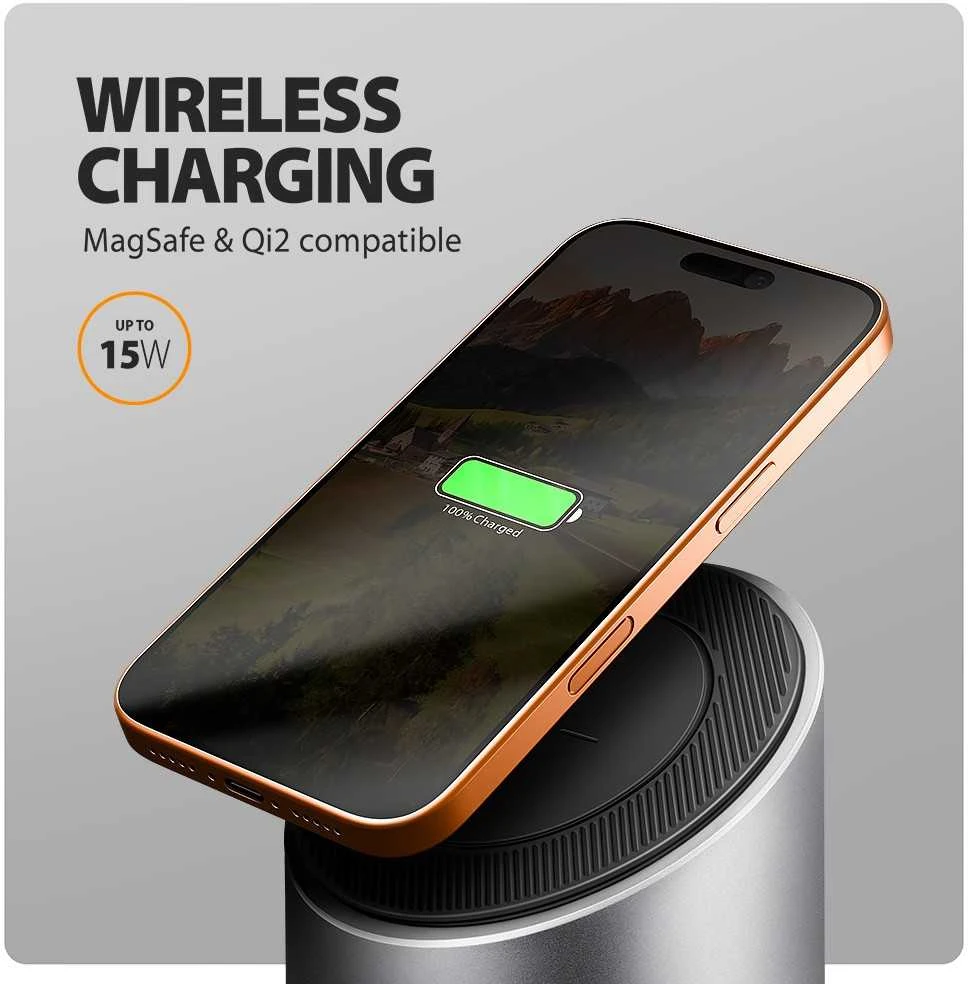 „AXAGON USB-C 10Gbps“ belaidis įkrovimo 9in1 šakotuvas | HMC-WL9