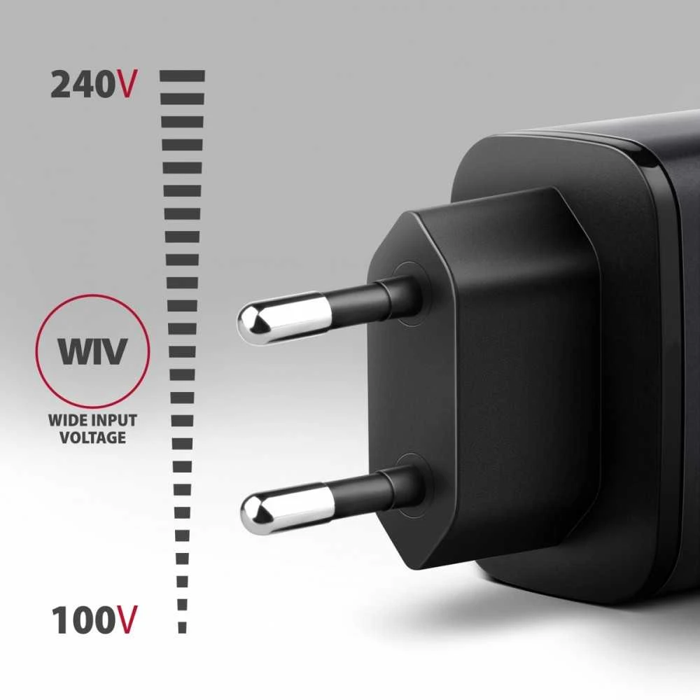 AXAGON sieninis įkroviklis 67 W, USB-A + USB-C, PD3.0/PPS/QC4+/SF | ACU-PQ67D